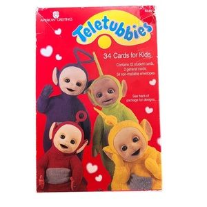 Vintage 90s Teletubbies Valentine Cards